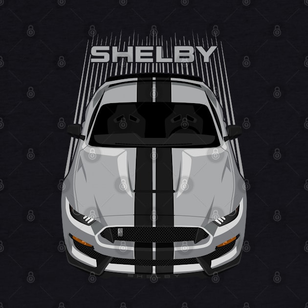 Ford Mustang Shelby GT350 2015 - 2020 - Avalanche Grey - Black Stripes by V8social
